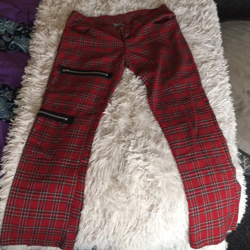 Vintage Plaid Punk pants
